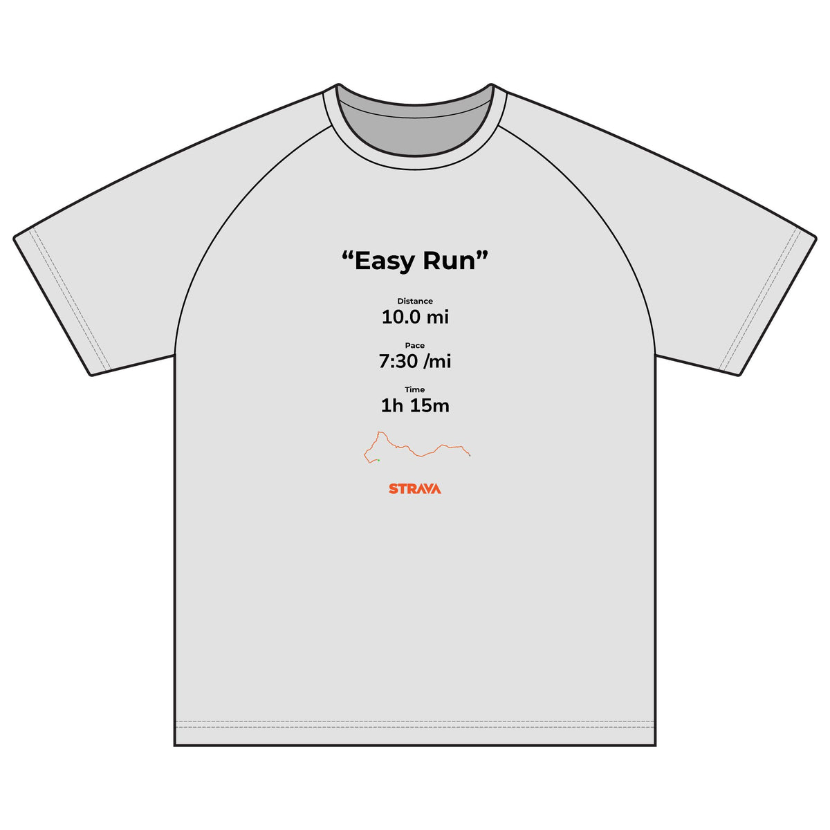 [Dry Fit] Runner’s Logic (7:30) - Premium Graphic Tee