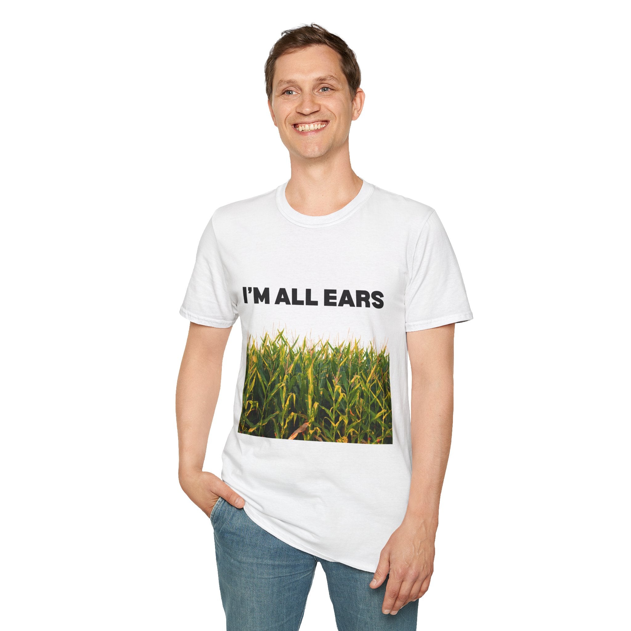 T-Shirt — "I'm All Ears" Cornfield Graphic Tee