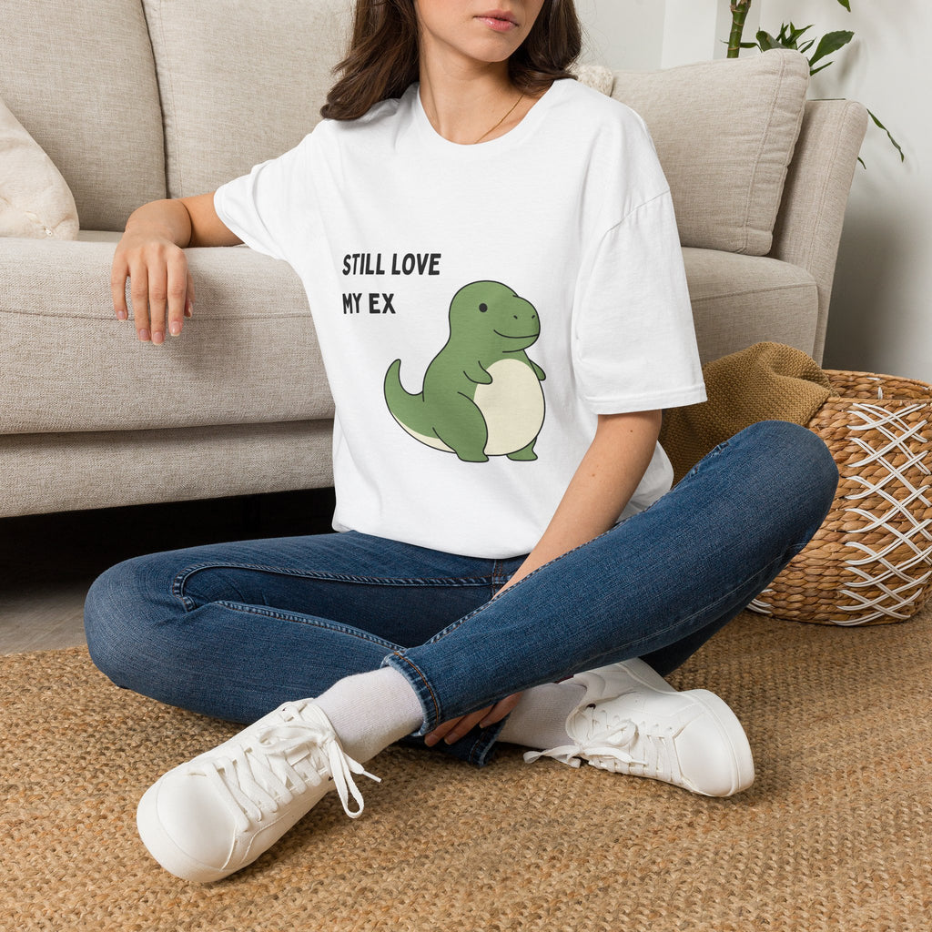 T-Shirt — 'Still Love My Ex' Cute Green Dino Tee