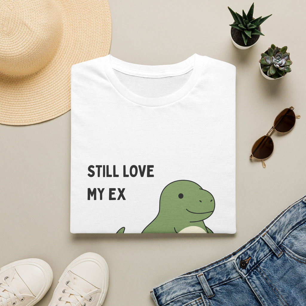 T-Shirt — 'Still Love My Ex' Cute Green Dino Tee