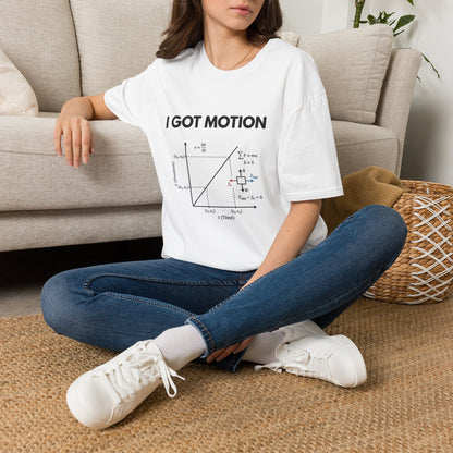 I Got Motion T-Shirt – Funny Physics Diagram Tee for STEM Students & Teachers