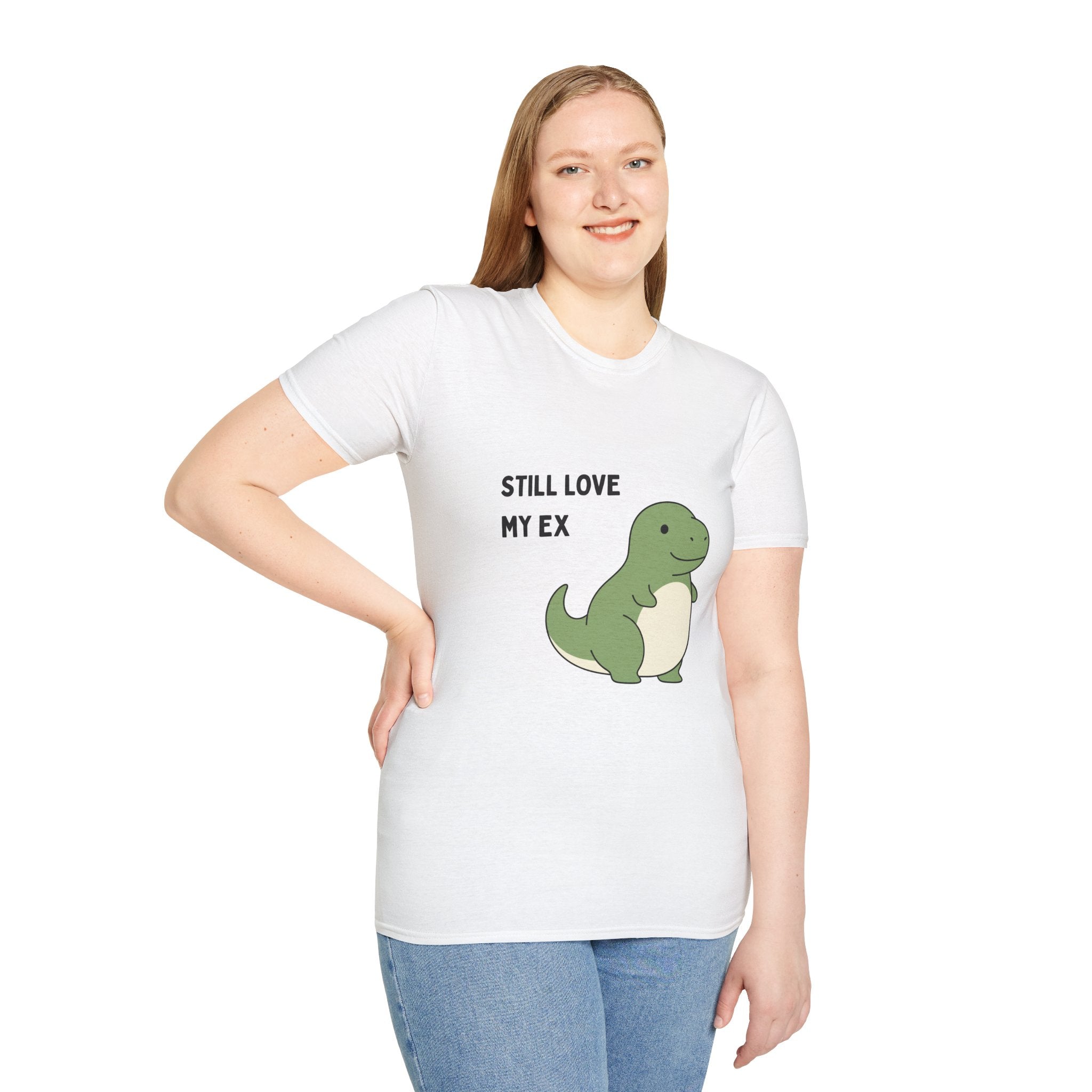 T-Shirt — 'Still Love My Ex' Cute Green Dino Tee