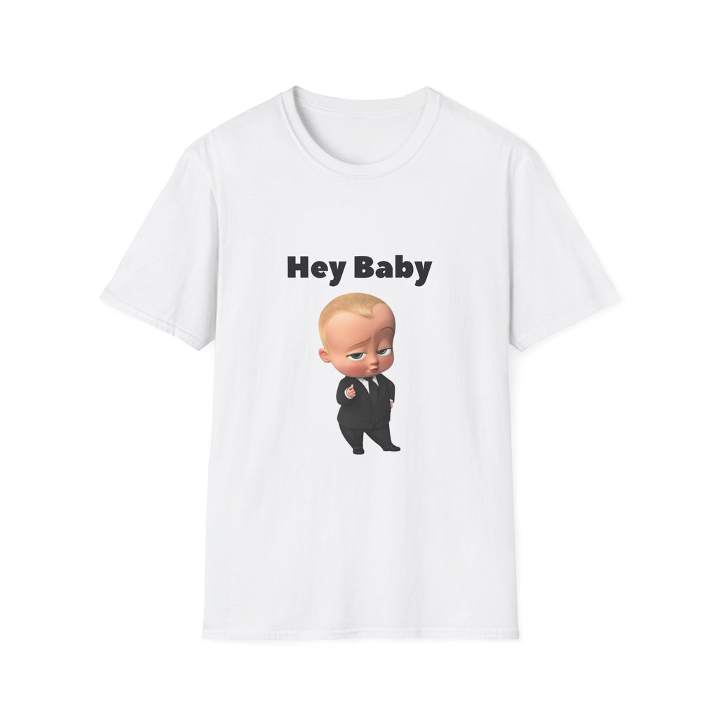 Graphic Tee - "Hey Baby" Boss Baby Cartoon T-Shirt