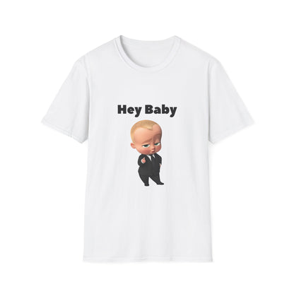 Graphic Tee - "Hey Baby" Boss Baby Cartoon T-Shirt